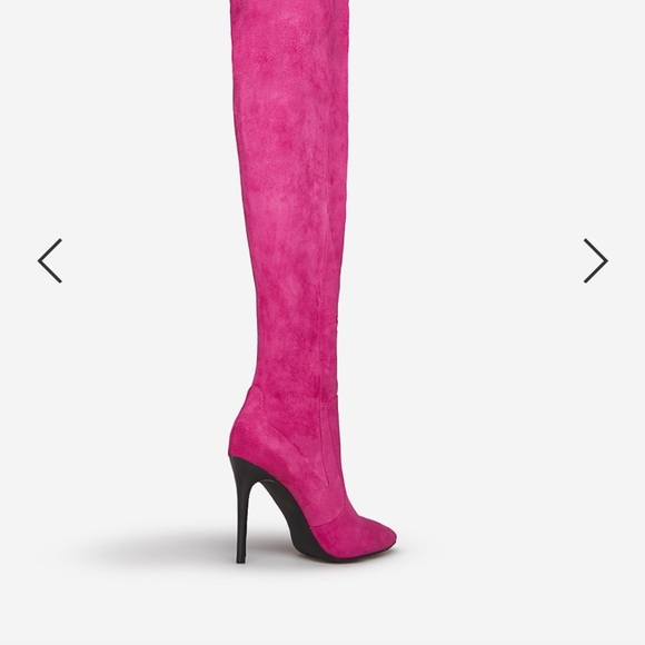 COPY - Pink knee boots - Picture 4 of 5